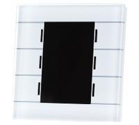 Bouton en verre KNX avec 6 zones de détection, écran couleur et capteur de température, blanc BE-... | MDT | BE-GT2TW.02 | Module de commande multiple