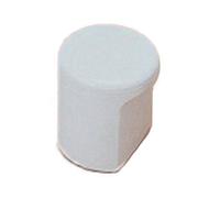 Bouton heaume Ø 32 VACHETTE - Blanc - 81913