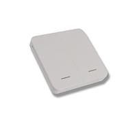 Bouton intérieur sans fil compatible EcoStar 433 MHz 2 canaux - Bouton poussoir sans fil - Bouton mural intérieur