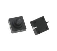 Bouton interrupteur for lampe de poche, 5 pièces x 12x12x9.4mm, 1A 30V CB-1212-112D, 2 broches, Ultra-fin, au milieu des pieds