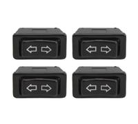 Bouton Leve Vitre 4 Pièces 5 Broches Avec Lampe Verte DC12V 24V | Commutateur Vitre Électrique Commutateurs Universels D'entraînement Levage Verre Voiture