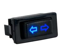 Bouton Lève Vitre Interrupteur Universel De Levage De Vitre Électrique De Voiture, 5 Broches, DC 12V, 20a, Couleur De Lumière Bleue/Rouge Et Harnais Interrupteur Leve-Vitre(Couleur:Blue Switch Only)