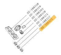 Bouton minuterie Four, cuisinière SS-1600005674, SS-1600007326 SEB Four, cuisinière SS-1600005674, SS-1600007326 SEB
