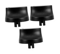 Bouton Minuterie Mécanique 3 Pièces en Plastique Noir | Contrôle Précis du Temps, Compatible Cuiseurs à Riz et Fours, Usage Cantines Hôtels, Lot de 3