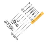 Bouton minuterie Four, cuisinière SS-1600005674, SS-1600007326 SEB Four, cuisinière SS-1600005674, SS-1600007326 SEB