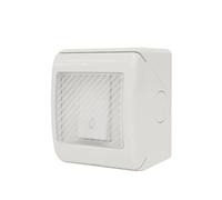 Bouton Porte Poussoir Filaire Étanche 230V - Pour Installation Extérieure | CAC0003 PushBell 230V 230V, étanche, pose en applique, protection poussière, projections d’eau, usage extérieur