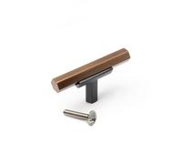 Bouton pour meubles Patna L60mm Aluminium Bronze - EMUCA - 9362808
