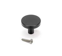 Bouton pour meubles Uppsala, diamètre 30mm, aluminium - EMUCA - 93641