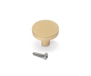 Bouton pour meubles Uppsala, diamètre 30mm, aluminium - EMUCA - 93641