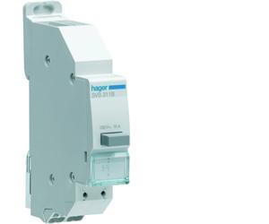 bouton poussoir - 1 contact no - impulsion - sans vis - hager svs311b