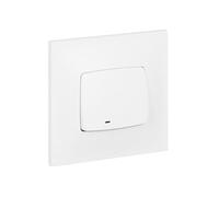 Poussoir lumineux 1 poste Neptune Blanc Legrand