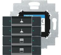 bouton-poussoir à 4 voies avec coupleur de bus - capteur de contact KNX 4x 6127/01-81