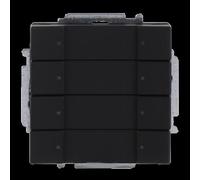 bouton-poussoir à 4 voies avec coupleur de bus - capteur de contact KNX 4x 6127/01-885