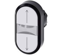 Bouton-poussoir à double touche plat Siemens 3SU1000-3AB66-0AN0 1 pc(s)