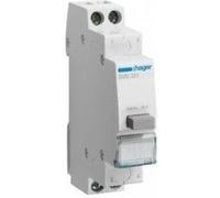 Hager Bouton poussoir à impulsion SVN351 1NA+1NC 16A 250V sans voyant