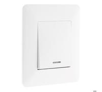 Zenitech - Bouton Poussoir à Voyant 10A - Blanc - Artezo