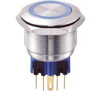 Bouton-poussoir antivandalisme TRU COMPONENTS GQ25-11E/B/12V 701790 250 V/AC 5 A 1 x On/(On) IP65 à rappel 1 pc(s)