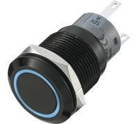 Bouton-poussoir antivandalisme TRU COMPONENTS LAS1-AGQ-11E/B 702182 250 V/AC 5 A 1 x Off/(On) IP67 à rappel 1 pc(s)