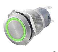 Bouton-poussoir antivandalisme TRU COMPONENTS LAS1-AGQ-22E, GN 701312 250 V/AC 5 A 2 x On/(On) IP67 à rappel 1 pc(s)