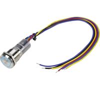 Bouton-poussoir antivandalisme TRU COMPONENTS LAS1-GQ-11E/B/230V/IP67 1303047 250 V/AC 3 A 1 x Off/(On) IP67 à rappel 1 pc(s)