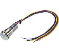 Bouton-poussoir antivandalisme TRU COMPONENTS LAS1-GQ-11E/B/230V/IP67 1303047 250 V/AC 3 A 1 x Off/(On) IP67 à rappel 1 pc(s)