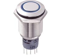 Bouton-poussoir antivandalisme TRU COMPONENTS LAS2GQF-22E/B/12V/N/P 701979 250 V/AC 3 A 2 x On/(On) à rappel 1 pc(s)