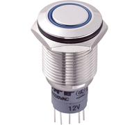 Bouton-poussoir antivandalisme TRU COMPONENTS LAS2GQF-22E/B/12V/N/P 701979 250 V/AC 3 A 2 x On/(On) à rappel 1 pc(s)