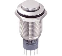 Bouton-poussoir antivandalisme TRU COMPONENTS LAS2GQH-22/N/P 701932 250 V/AC 3 A 2 x On/(On) à rappel 1 pc(s)