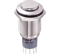 Bouton-poussoir antivandalisme TRU COMPONENTS LAS2GQH-22/N/P 701932 250 V/AC 3 A 2 x On/(On) à rappel 1 pc(s)
