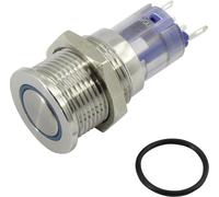 Bouton-poussoir antivandalisme TRU COMPONENTS LAS2GQPF-11E/B/12V/S/P 1303028 48 V/DC 2 A 1 x Off/(On) IP65 à rappel 1 pc(s)