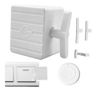 Bouton poussoir automatique, universel, durable, sans perforation | Appareils intelligents sans fil pour sonnette de porte, lumière de porte, salon