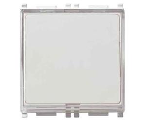 Bouton-poussoir avec plaque nominative « PLANA » VIMAR 10 A x 250 V - Couleur : blanc