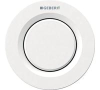 Bouton-poussoir blanc pour rinçage 1 touche - bouton poussoir GEBERIT