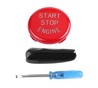 Bouton-poussoir de l'Interrupteur d'Arrêt de Démarrage du Moteur de Voiture Bouton Stop and Start(Red)