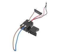 Bouton-poussoir de perceuse sans fil 12 V 16 en plastique | Commande de vitesse réglable, fonction éclairage intégrée, remplacement facile, pour outil à batterie lithium