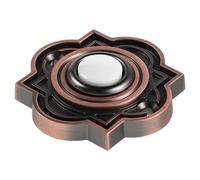 Bouton-poussoir de Sonnette Vintage LED Filaire Mural pour Entrée Maison | Alliage de Zinc, Finition Dorée Résistante à Rouille, Visibilité Nocturne, Usage Garage