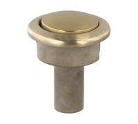 Bouton poussoir double chasse d'eau doré pour chasse d'eau Siamp Storm 33 A de remplacement 48 mm Finition chromée facile à installer Trous standard (A)