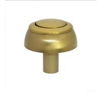 Bouton poussoir double pour chasse d'eau Siamp Storm 33A - Finition chromée - Pièce de rechange de 48 mm de diamètre - Convient aux trous de 38 à 44 mm - Facile à installer - Kit de réparation de