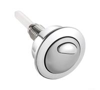 Bouton poussoir double rinçage pour Siamp pour Optima 49 Argent Bouton | Compatible avec Siamp pour Optima 49, double mode de rinçage, design argenté, montage facile