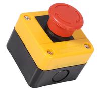 Bouton-poussoir d'urgence, couleur rouge, tension nominale 660V AC, 10A, contact 1NO + 1NC, double pôles simple coupure