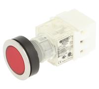 Bouton-poussoir en acier inoxydable, bouton de couleur rouge, contacteur à touches illuminé