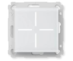 Bouton-poussoir en verre Homematic IP | HmIP-WGS | Blanc