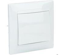 Zenitech Bouton Poussoir encastré Zyna - Blanc