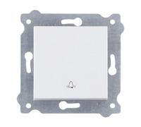 Bouton poussoir - EXEN - 207/01E - Blanc - Filaire - 250V 10A