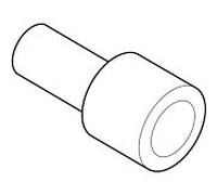 bouton-poussoir Geberit , pour commande WC avec commande pneumatique 242354001