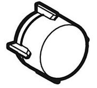 bouton-poussoir Geberit PushControl 241714111 blanc -alpin