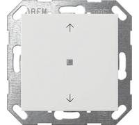 Bouton-poussoir Gira KNX à bascule 1f flèches système 55 blanc pur brillant, 1 pièce.