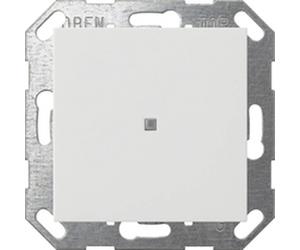 Bouton-poussoir Gira KNX à bascule 1f Système 55 blanc pur brillant, 1 pièce.