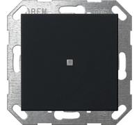Bouton-poussoir Gira KNX à bascule 1f Système 55 noir mat, 1 pièce.