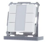 Bouton-poussoir MDT 55 6 fois, blanc pur brillant, 1 pièce.